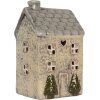 Clayre & Eef 6CE2277 Portacandele Casa 9x8x15 cm