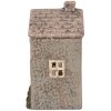 Clayre & Eef 6CE2280 Portacandele Casa Blu Rosa 10x8x15 cm