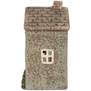 Portacandele a forma di casa Clayre & Eef 6CE2281 10x8x15 cm