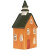 Portacandele Casa Clayre & Eef 6CE2288 Arancione Verde 10x7x21 cm