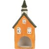 Portacandele Casa Clayre & Eef 6CE2288 Arancione Verde 10x7x21 cm