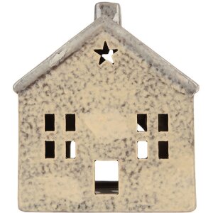 Portacandele a forma di casa Clayre & Eef 6CE2289...