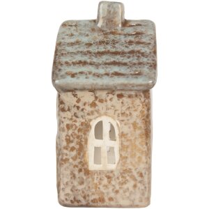 Portacandele Casa Clayre & Eef 6CE2291 Beige Verde 9x6x13 cm