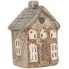 Portacandele Casa Clayre & Eef 6CE2291 Beige Verde 9x6x13 cm