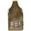 Clayre & Eef 6CE2298 Portacandele a forma di casa 7x7x14 cm
