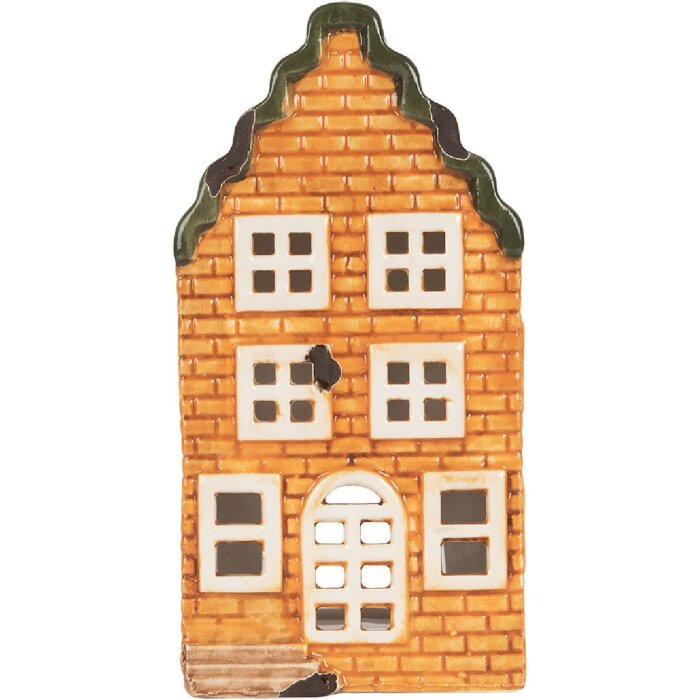 Clayre & Eef 6CE2302 Portacandele Casa 9x10x19 cm