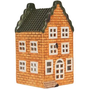 Clayre & Eef 6CE2302 Portacandele Casa 9x10x19 cm