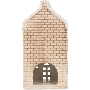 Portacandele a forma di Casa Clayre & Eef 6CE2305 9x10x19 cm