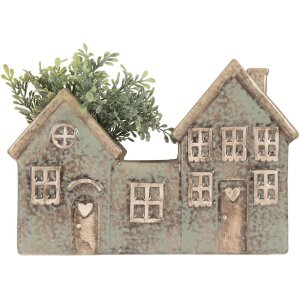 Portacandele a forma di casa Clayre & Eef 6CE2306 22x9x15 cm