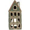 Clayre & Eef 6CE2312 Portacandele Casa 9x8x19 cm Verde
