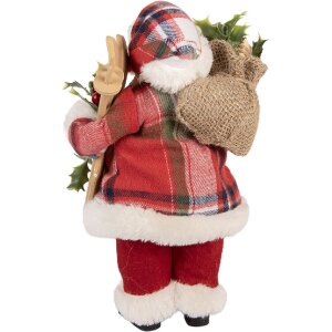 Clayre & Eef 66356 Decorazione Babbo Natale 16x13x27 cm