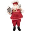 Clayre & Eef 66358 Decorazione Babbo Natale 16x9x26 cm