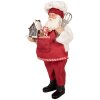 Clayre & Eef 66358 Decorazione Babbo Natale 16x9x26 cm