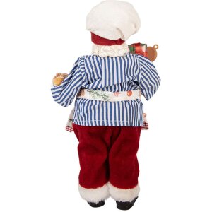 Decorazione Babbo Natale Clayre & Eef 66359 15x10x26 cm