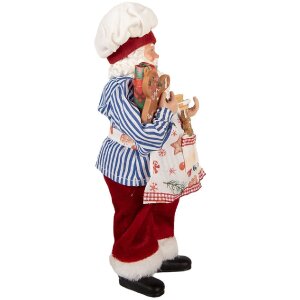 Decorazione Babbo Natale Clayre & Eef 66359 15x10x26 cm