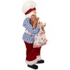 Decorazione Babbo Natale Clayre & Eef 66359 15x10x26 cm