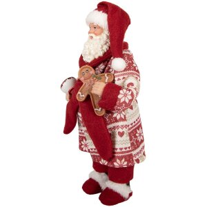 Clayre & Eef 66360 Decorazione Babbo Natale 15x11x28 cm