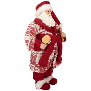 Clayre & Eef 66360 Decorazione Babbo Natale 15x11x28 cm