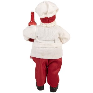 Clayre & Eef 66361 Decorazione Babbo Natale 15x10x27 cm