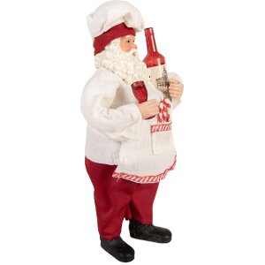 Clayre & Eef 66361 Decorazione Babbo Natale 15x10x27 cm