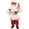 Clayre & Eef 66361 Decorazione Babbo Natale 15x10x27 cm