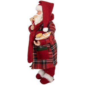 Clayre & Eef 66362 Decorazione Babbo Natale 16x11x28 cm
