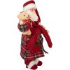 Clayre & Eef 66362 Decorazione Babbo Natale 16x11x28 cm