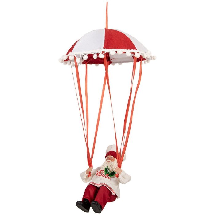 Clayre & Eef 66363 Decorazione Babbo Natale 25x25x55 cm