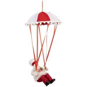 Clayre & Eef 66363 Decorazione Babbo Natale 25x25x55 cm