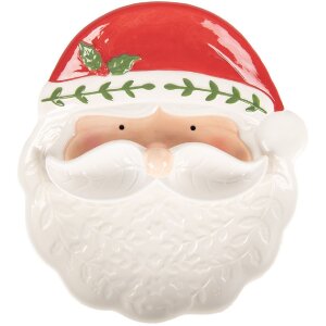 Clayre & Eef 6CE2365 Ciotola 29x26x5 cm bianca rossa...