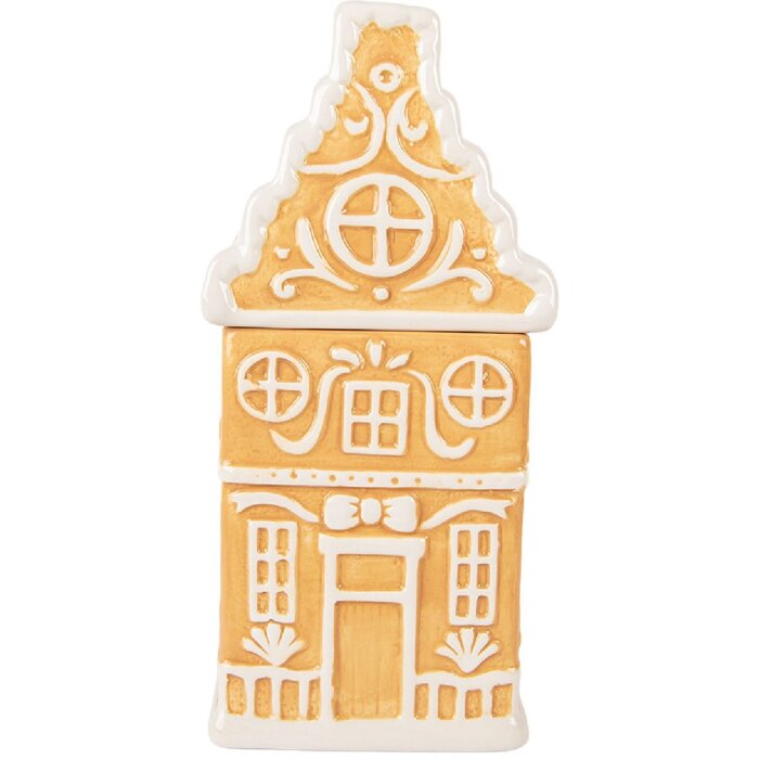 Barattolo con coperchio Clayre & Eef 6CE2367 13x11x24 cm