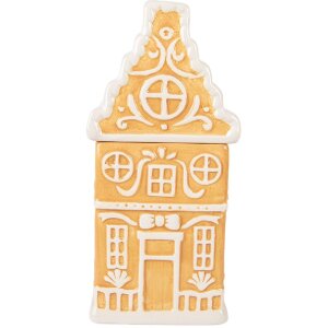 Barattolo con coperchio Clayre & Eef 6CE2367 13x11x24 cm