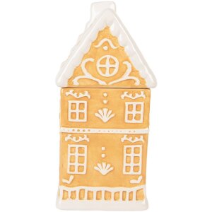 Barattolo con coperchio Clayre & Eef 6CE2367 13x11x24 cm