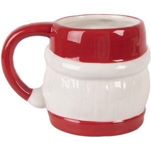 Tazza in ceramica di Dolomite Clayre & Eef 6CEMU0211 13x10x9 cm 300 ml