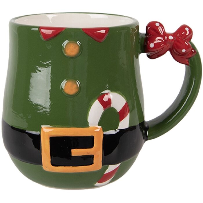 Tazza Clayre & Eef 6CEMU0220 13x9x10 cm 400 ml Stile Rustico