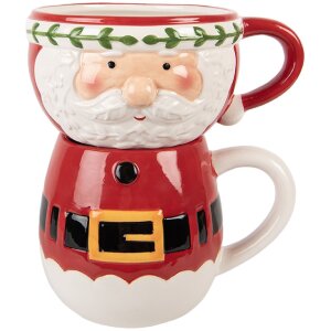 Tazza in dolomite Clayre & Eef 6CEMU0223 15x12x17 cm...