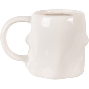 Clayre & Eef 6CEMU0224 Tazza 14x9x10 cm 350 ml Dolomite Stile Casa di Campagna