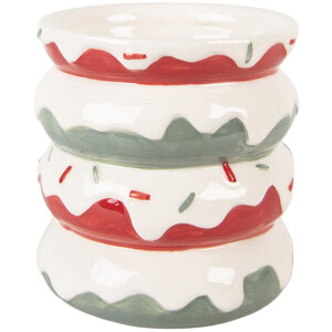 Tazza con coperchio Clayre & Eef 6CEMU0228 450ml 15x10x12cm