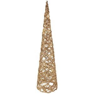 Set di 3 Coni Decorativi LED Clayre & Eef Ø 20x80/16x60/13x40 cm