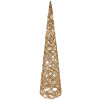 Set di 3 Coni Decorativi LED Clayre & Eef Ø 20x80/16x60/13x40 cm