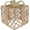 Clayre & Eef 66311 Decorazione Regalo LED Set da 3 Dorato