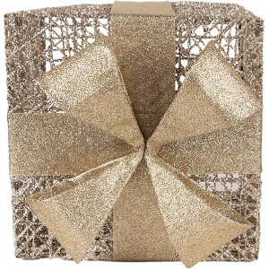 Clayre & Eef 66312 Decorazione Regalo LED Set da 3 Color Oro