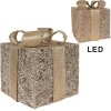 Clayre & Eef 66312 Decorazione Regalo LED Set da 3 Color Oro