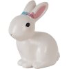 Luce notturna coniglio LED Clayre & Eef 6LMP805 21x13x22 cm Bianco-Rosa