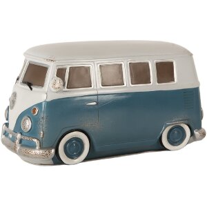 Clayre & Eef 6LMP811 Luce Notturna Autobus LED 28x13x13 cm