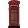 Luce notturna a LED Clayre & Eef 6LMP813 Cabina Telefonica 10x10x23 cm Rosso-Marrone