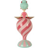Clayre & Eef 6PR5796 Decorazione Bambino con Ciotola Rosa Verde 22x20x46 cm
