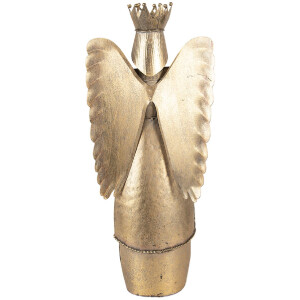 Clayre & Eef 6Y5943 Decorazione Angelo 17x10x39 cm marrone