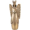 Clayre & Eef 6Y5943 Decorazione Angelo 17x10x39 cm marrone
