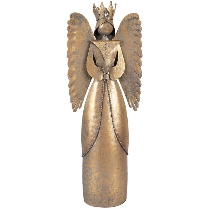 Clayre & Eef 6Y5944 Decorazione Angelo 17x10x46 cm